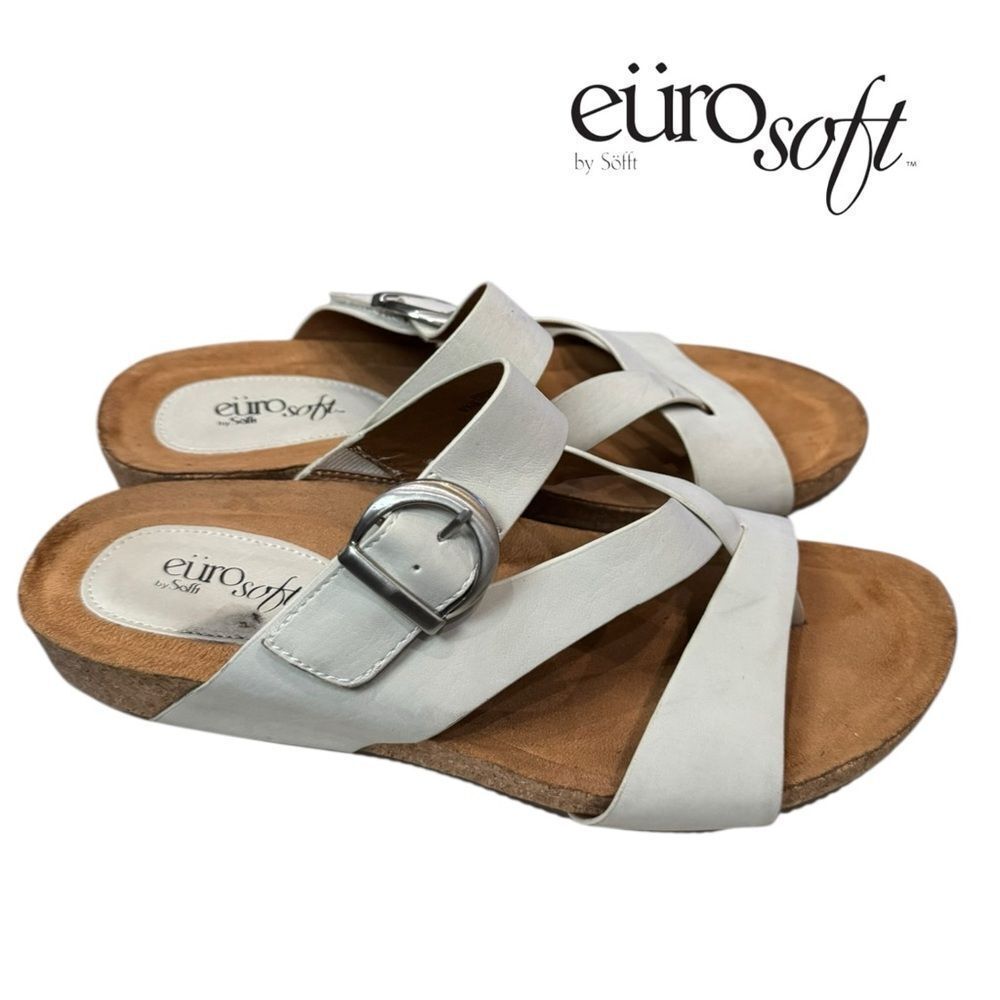 Eurosoft by Sofft Gladis Women's Slide Buckle Sandals 9.5